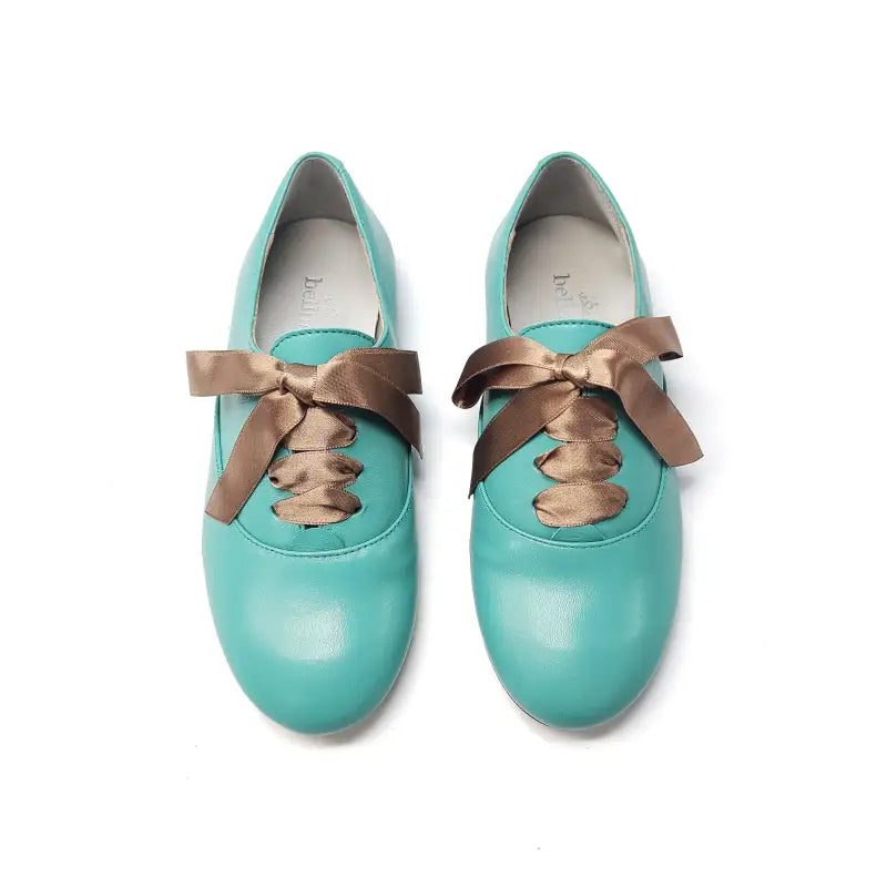 Bellusa sea foam green lace up oxford. ***final sale - oxford