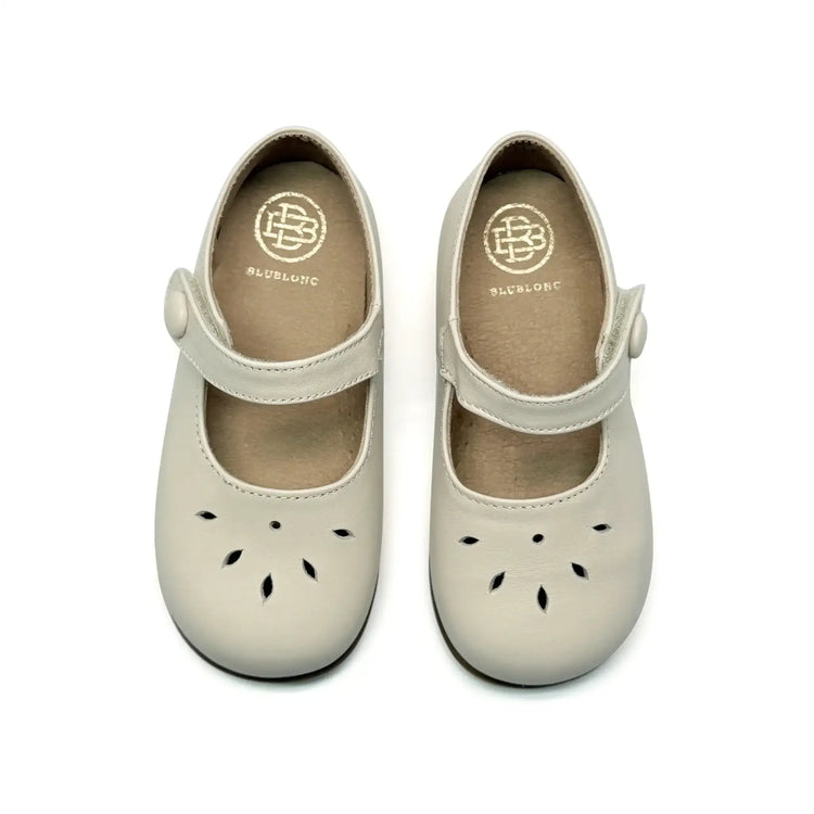 Blublonc arian ivory baby mary jane shoes fast shipping