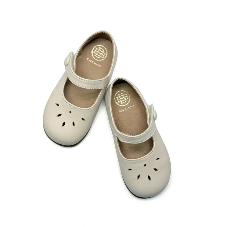 Blublonc arian ivory baby mary jane shoes fast shipping