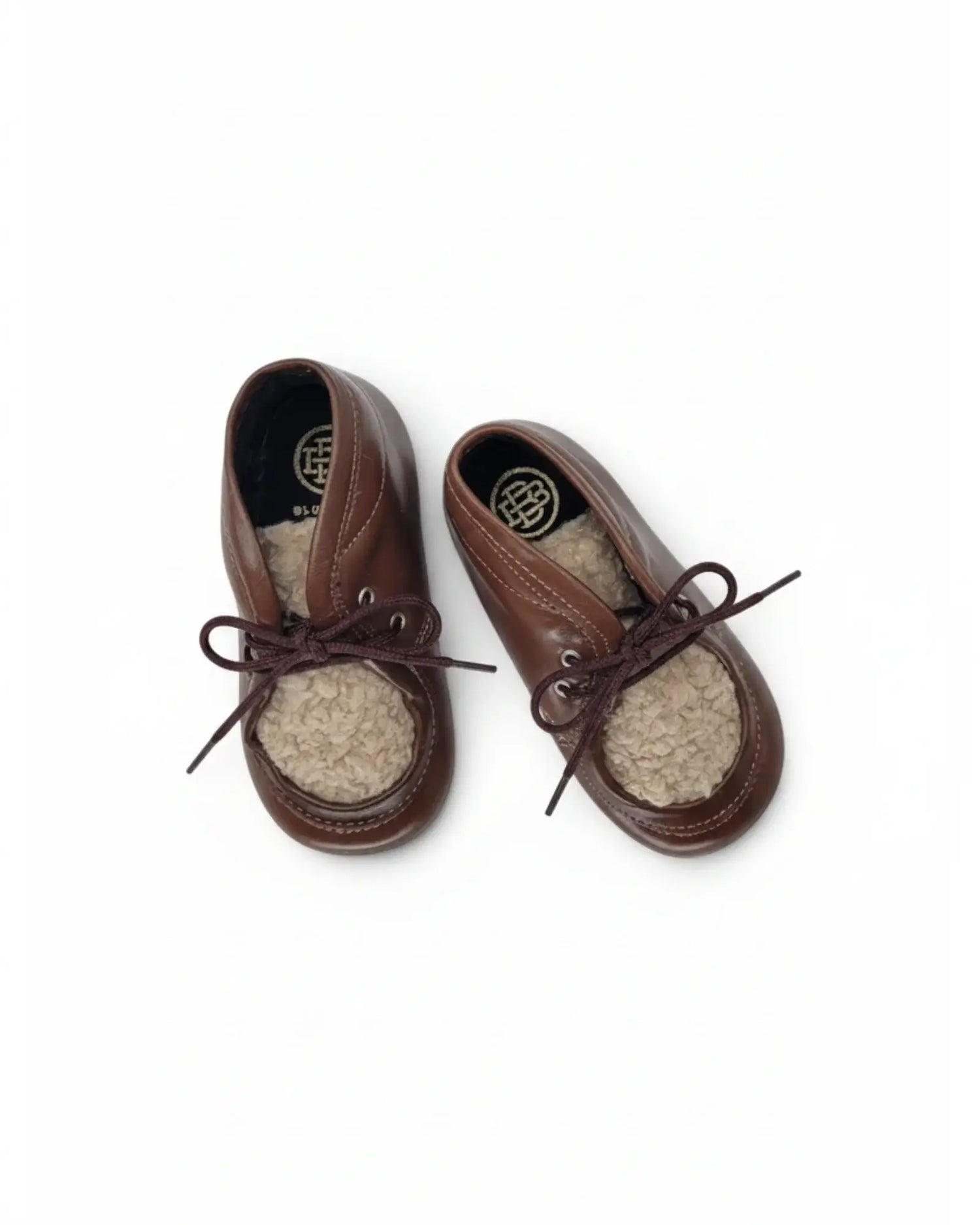 Blublonc bae brown fur first walker bootie | kids fast shipping