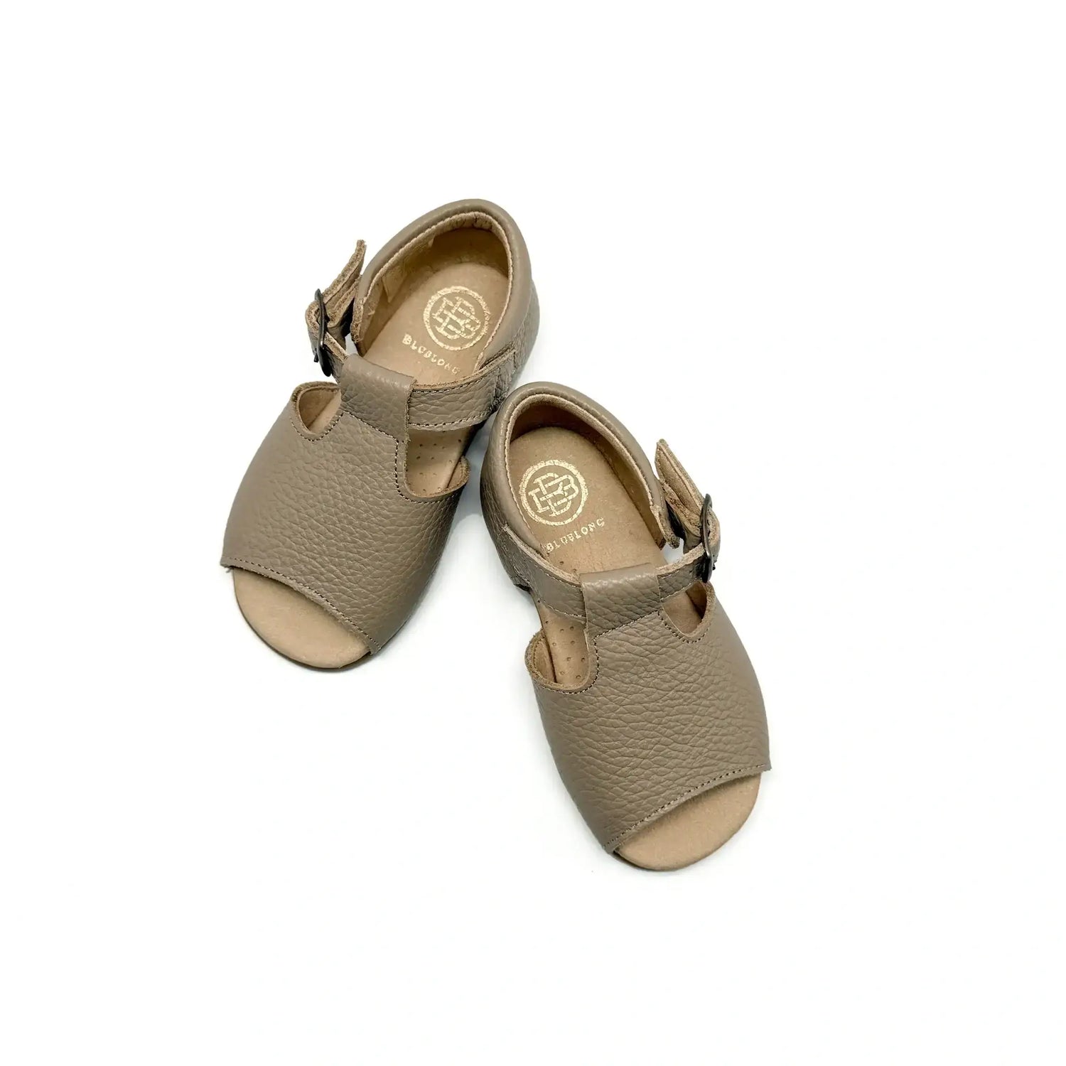 Blublonc baylee taupe baby sandal fast shipping