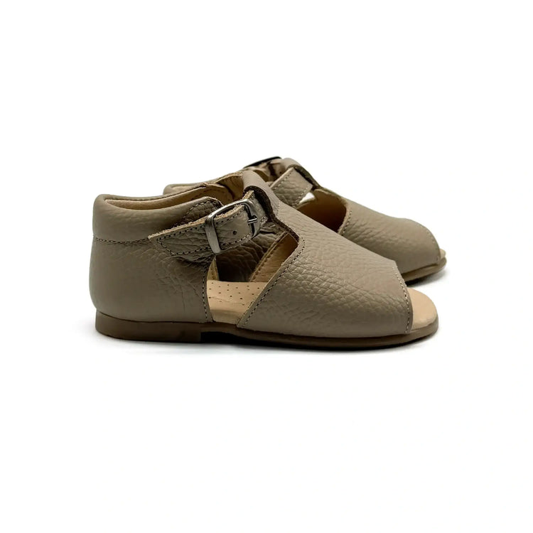 Blublonc baylee taupe baby sandal fast shipping
