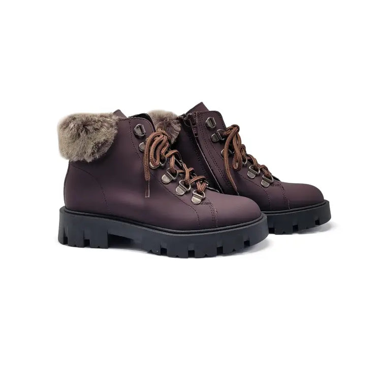 Blublonc-betti- - eggplant gum - bootie