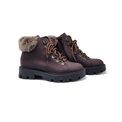 Blublonc-betti- - eggplant gum - bootie