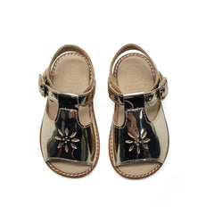 Blublonc Bonita Gold Metal Sandal