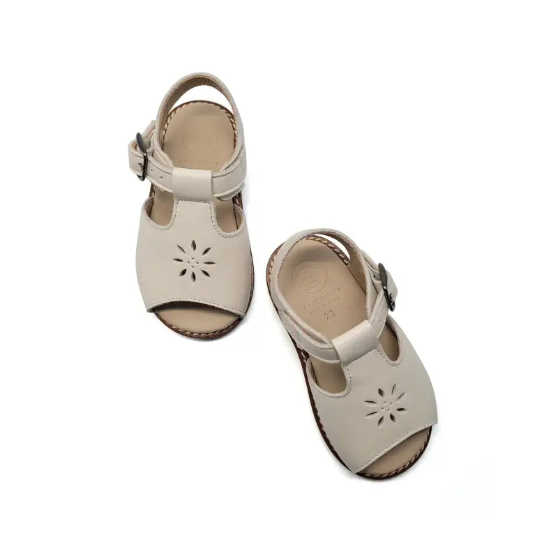 Blublonc Bonita Off White Baby Sandal