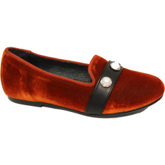 blublonc-orange-velvet-slipon-girls