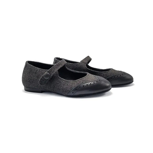 Blublonc-celiax- - grey flannel - mary jane