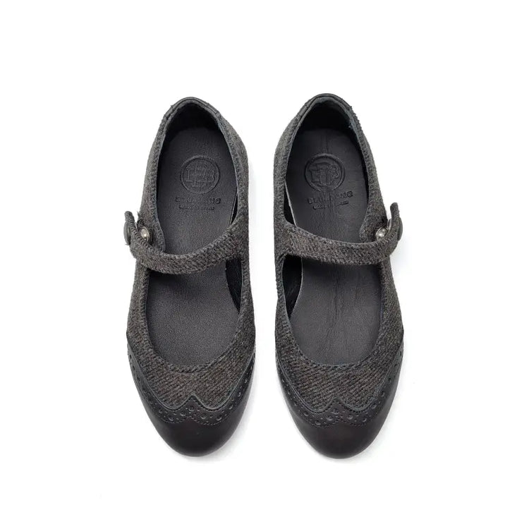 Blublonc-celiax- - grey flannel - mary jane