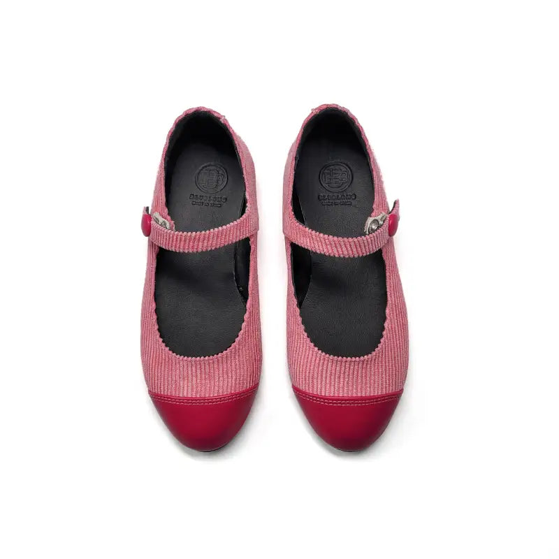 Blublonc-codi-mary jane - berry ribbed - maryjane