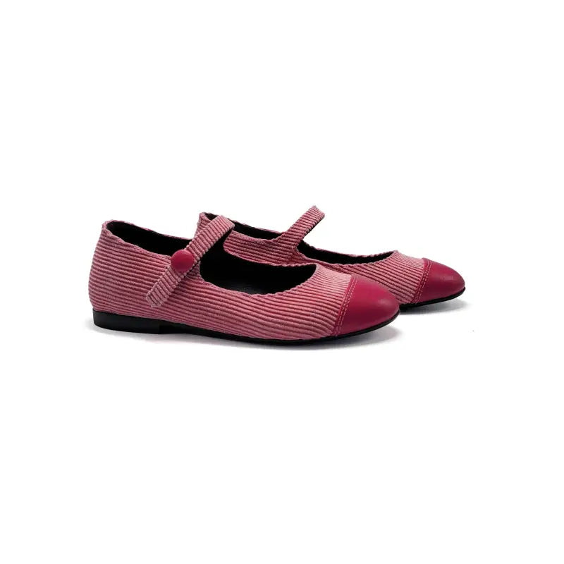 Blublonc-codi-mary jane - berry ribbed - maryjane