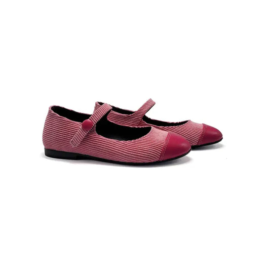 Blublonc-codi-mary jane - berry ribbed - maryjane