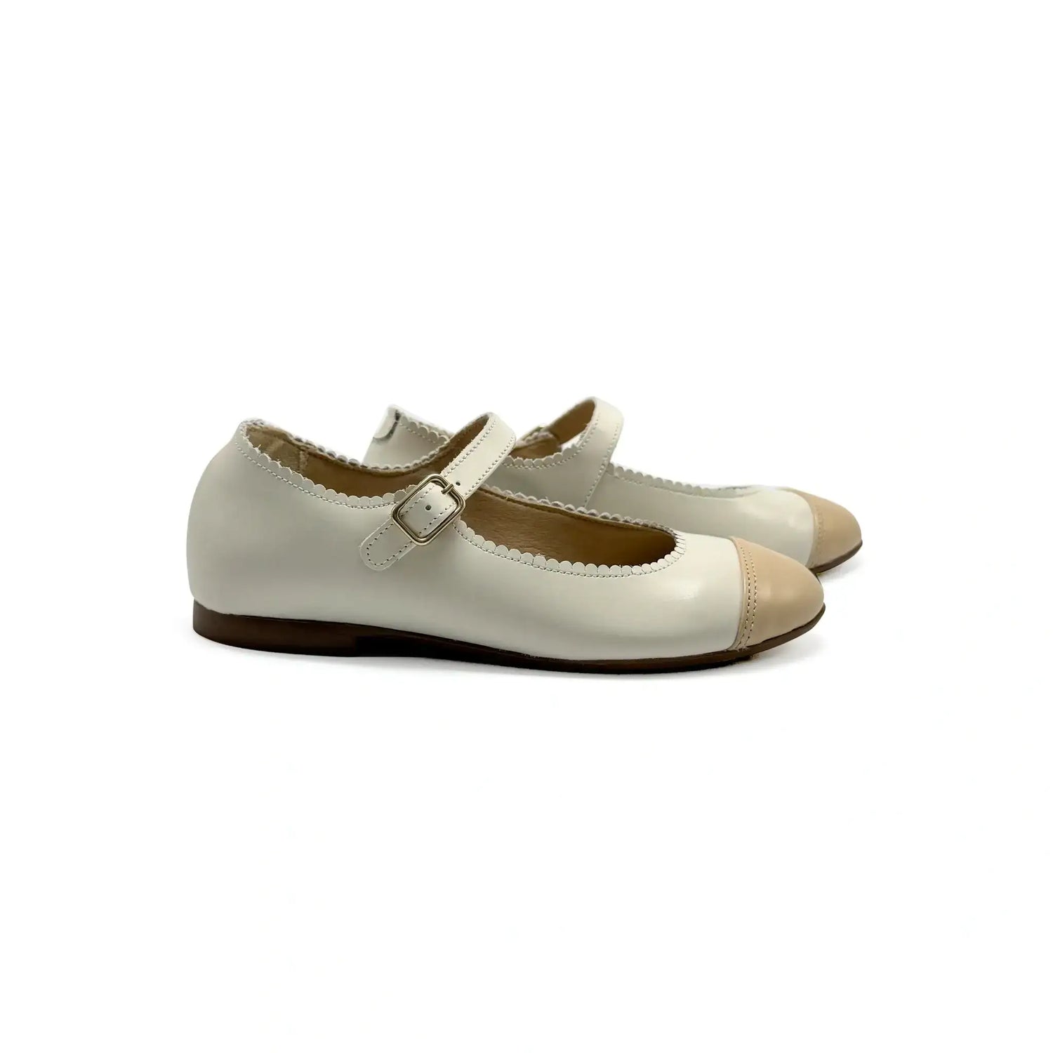 Blublonc cora milky latte mary jane shoes fast shipping