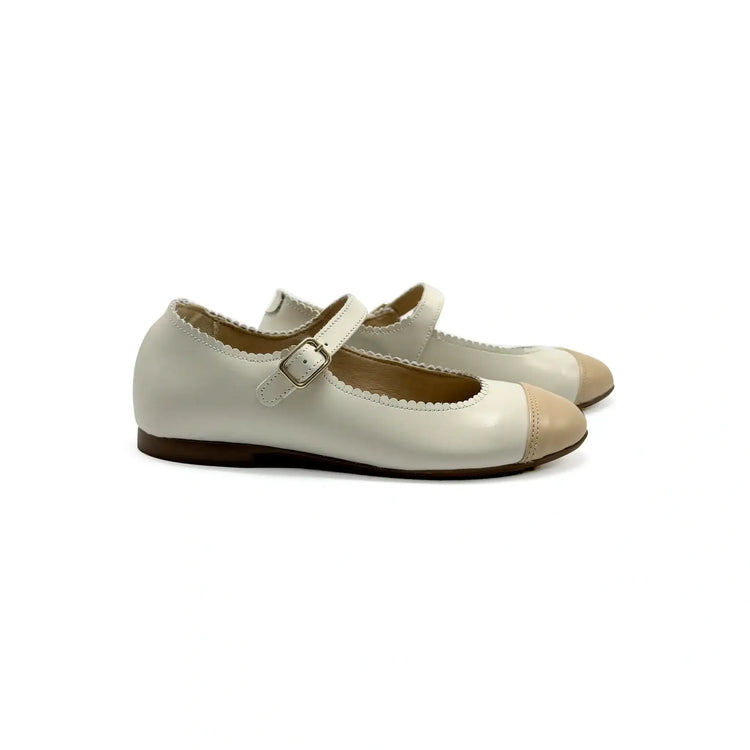 Blublonc cora milky latte mary jane shoes fast shipping