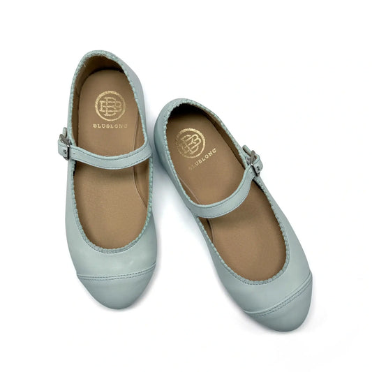 Blublonc cora powder blue mary jane shoes fast shipping