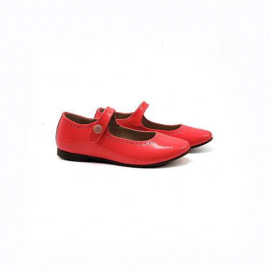 Blublonc ephna rosa chicle mary jane shoes fast shipping