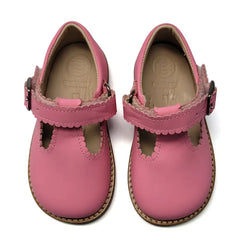 Blublonc Sela Bubblegum Pink T-Strap First Walker