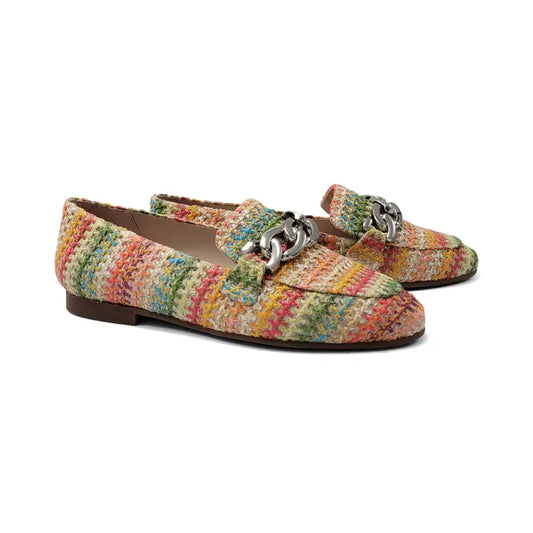 Brunella colorful crochet chain slip on 414 - ladies