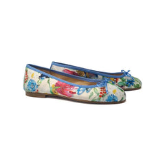 Brunella floral watercolor ballet flat 51mbr - ladies