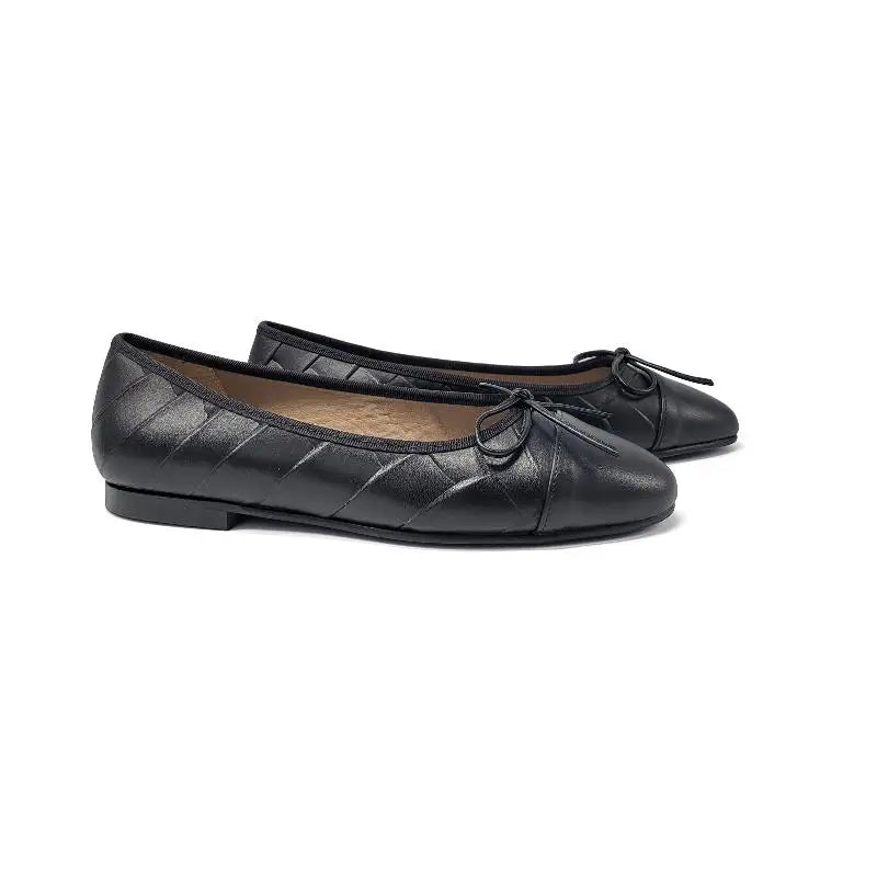 Brunella Maximum Black Woven Ballet Flat 400 - 35 / Brunella / Black - GIRLS