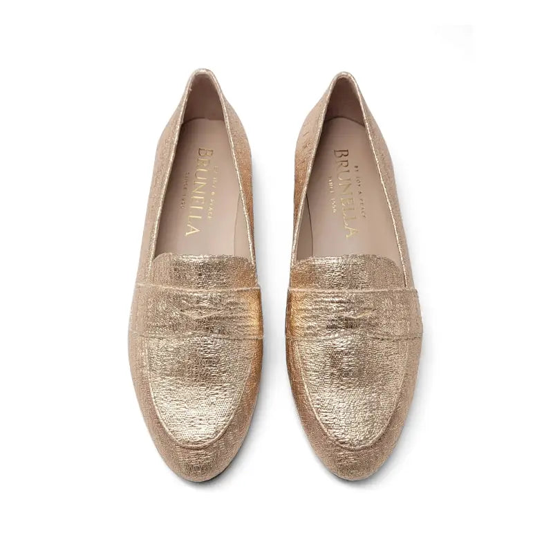 Brunella rose gold penny loafer 516 - ladies