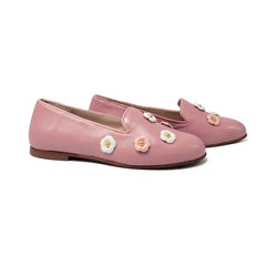 Brunella sleeper1 pink flowers slip on - girls