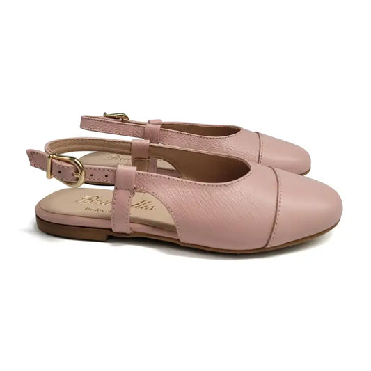 Brunellis angel rose textured slingback - sling back