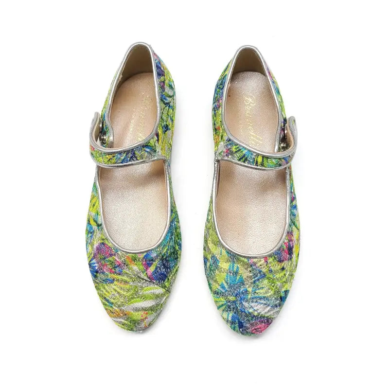 Brunellis jungle print pointed mary jane sa4007 - pointy mary jane