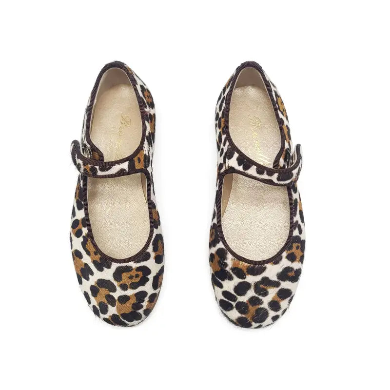 Brunellis leopard pony hair mary jane - mary jane