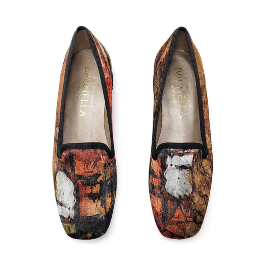 Brunellis malevich kitten heel slip on 4068 - girls