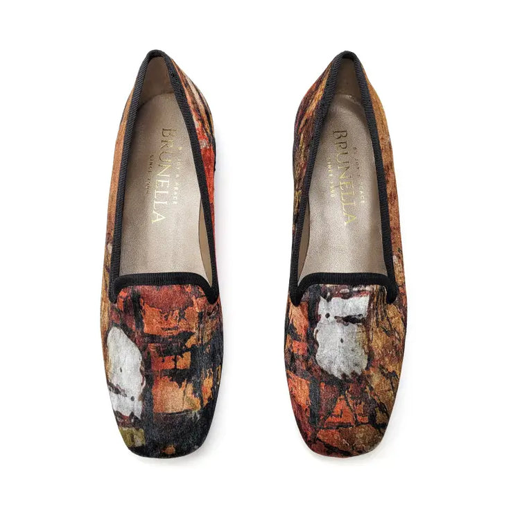 Brunellis malevich kitten heel slip on 4068 - girls