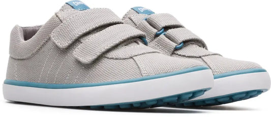 Camper light grey velcro sneaker k800117 - sneakers