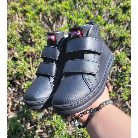 camper kids shoes black
