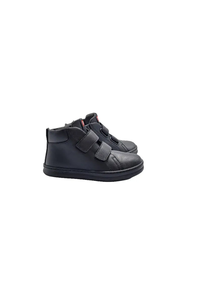 Camper midnight black velcro hi top sneaker - boys