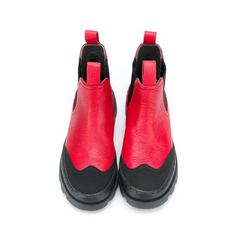 camper-red-leather-lug-sole-pull-on-bootie-boys