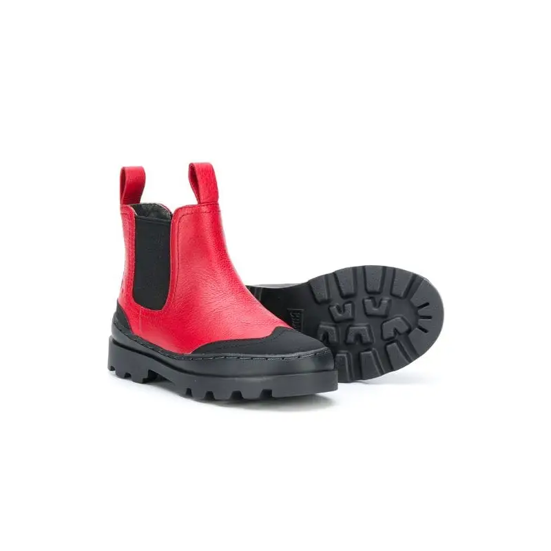 camper-red-leather-lug-sole-pull-on-bootie-boys