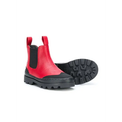 camper-red-leather-lug-sole-pull-on-bootie-boys