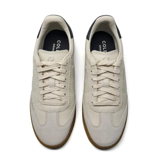Cole Haan Breakaway Ivory Gum Suede Lace Sneaker