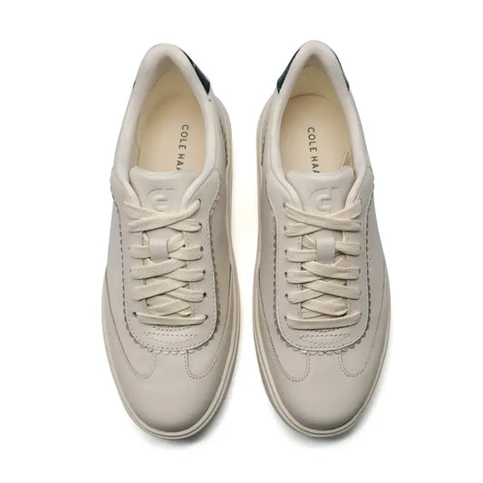Cole haan ivory gold scalloped lace sneaker w34232 sneaker