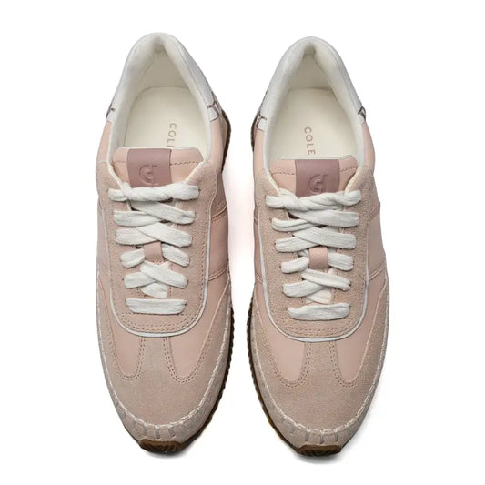 Cole Haan Runner Cameo Rose Suede Sneaker