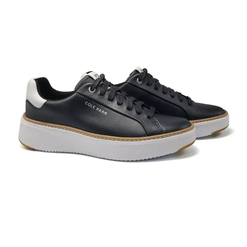 Cole Haan Topspin Black White Lace Sneaker 