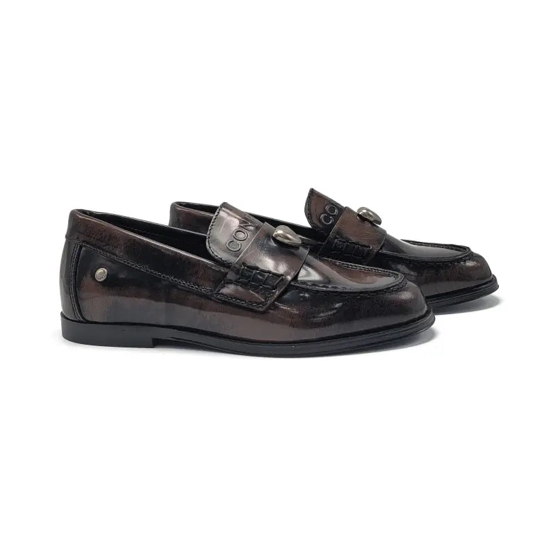 Confetti Brown Florentic Heart Loafer 6427
