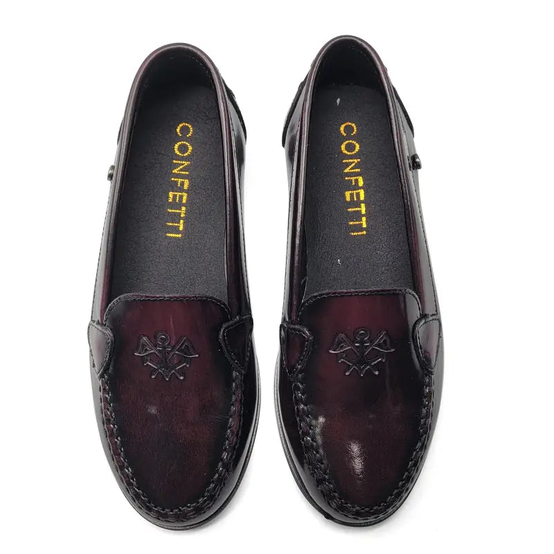 Confetti Burgundy Florentic Loafer