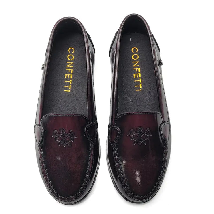 Confetti Burgundy Florentic Loafer