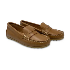 Confetti Cognac Penny Loafer 6800 - BOYS