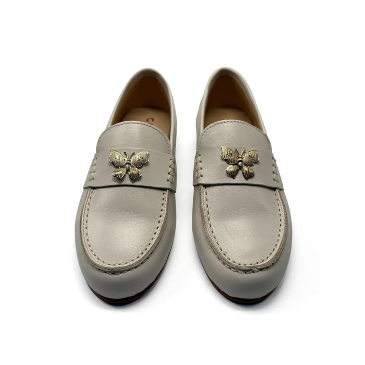 Confetti ivory butterfly dress loafer fast shipping