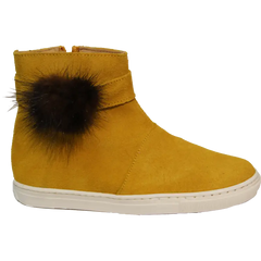 confetti-yellow-suede-pom-bootie-girls
