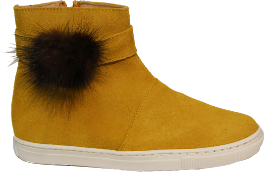 confetti-yellow-suede-pom-bootie-girls