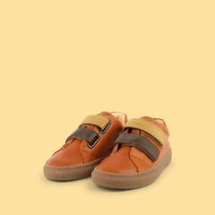 Dulis orange velcro sneaker 541 - boys