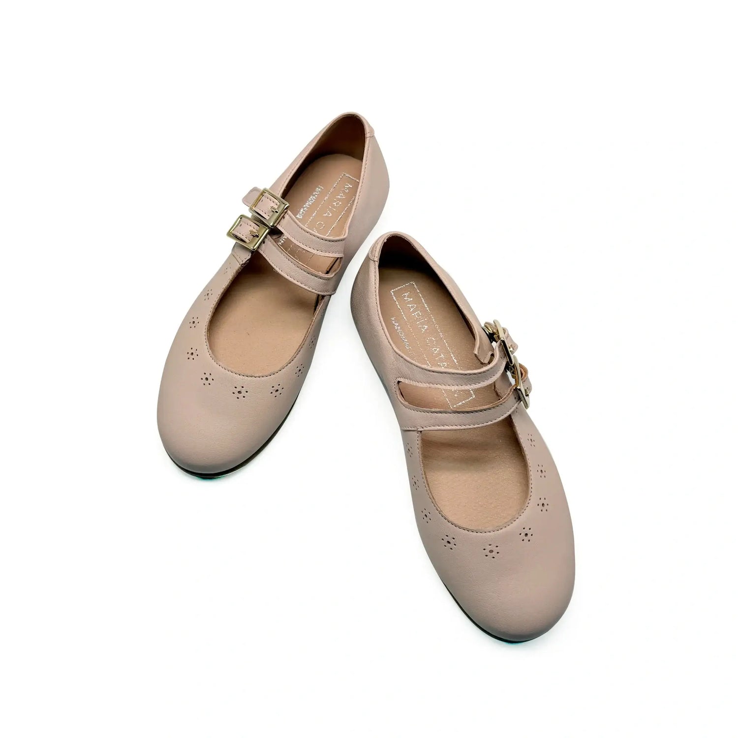 Pink mary jane shoes handmade in spain fast shipping